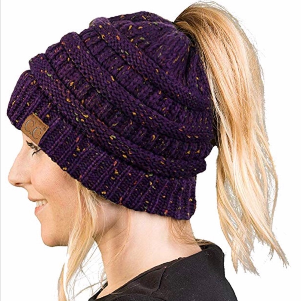 Knit Ponytail Beanie